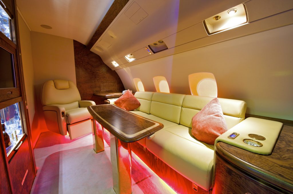 Private Airplane Interior | AdonisOne